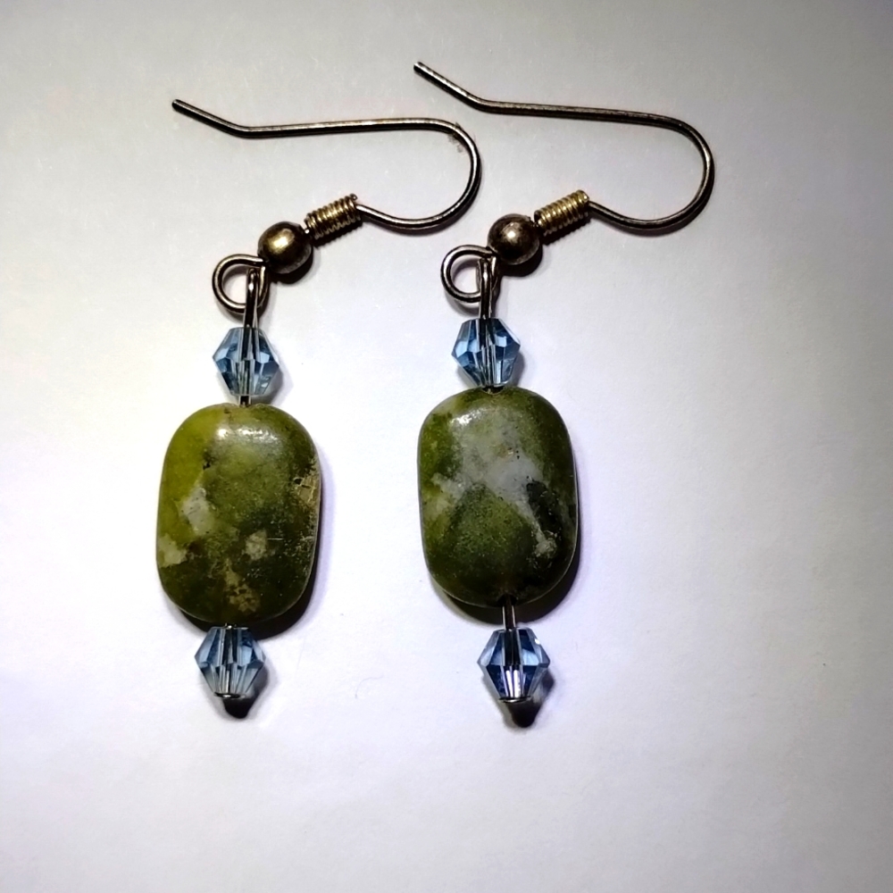 Serpentine earrings